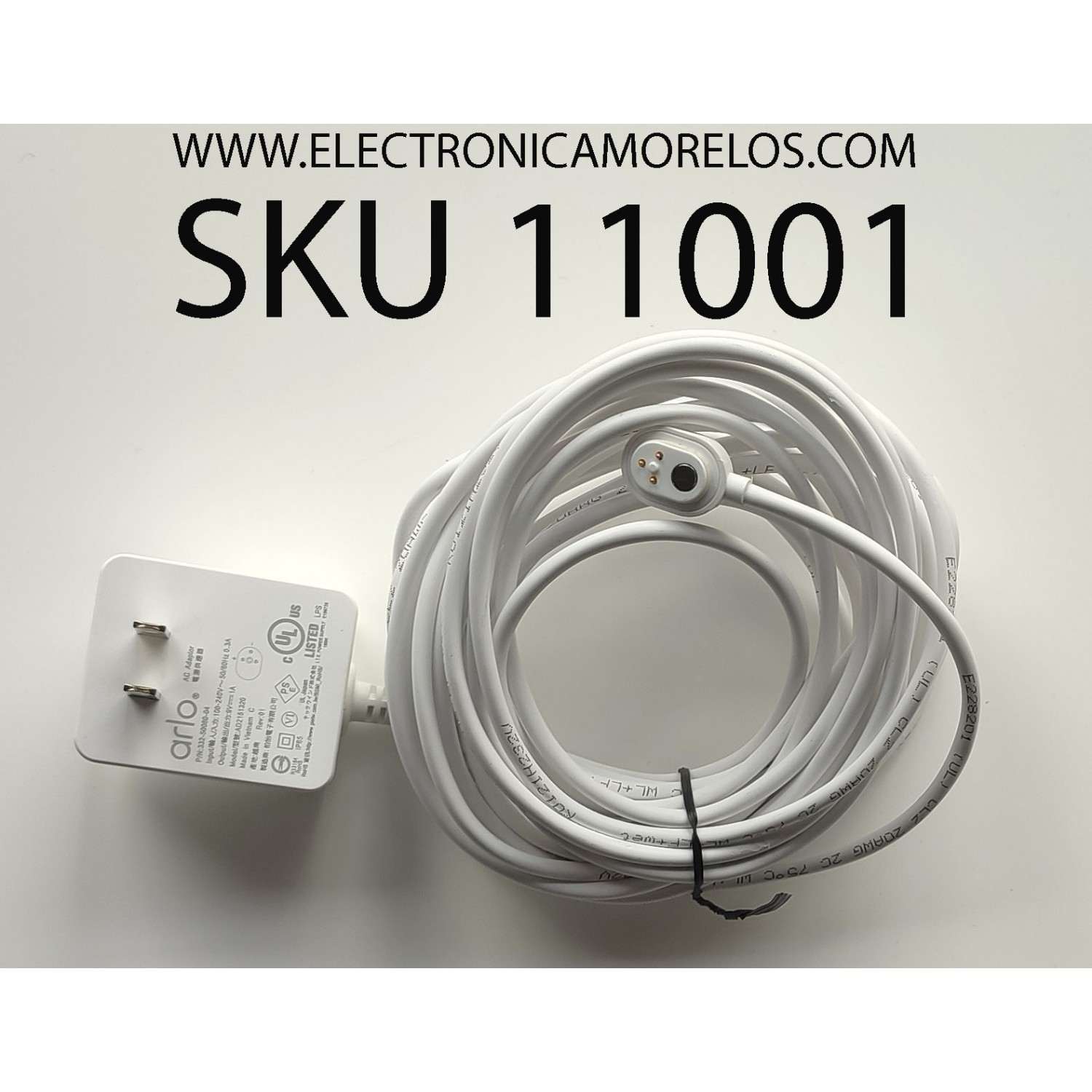 ADAPTADOR AC ARLO / NUMERO DE PARTE AD3151320 / 332-50080-04 / 9V - 1A	
